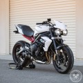 Motodemic Dual Adaptive LED Headlight Conversion Kit for the 2012-2016 Triumph Street Triple and 2011-2015 Speed Triple Motodemic Dual Adaptive LED Headlight Conversion Kit for the 2012-2016 Triumph Street Triple and 2011-2015 Speed Triple